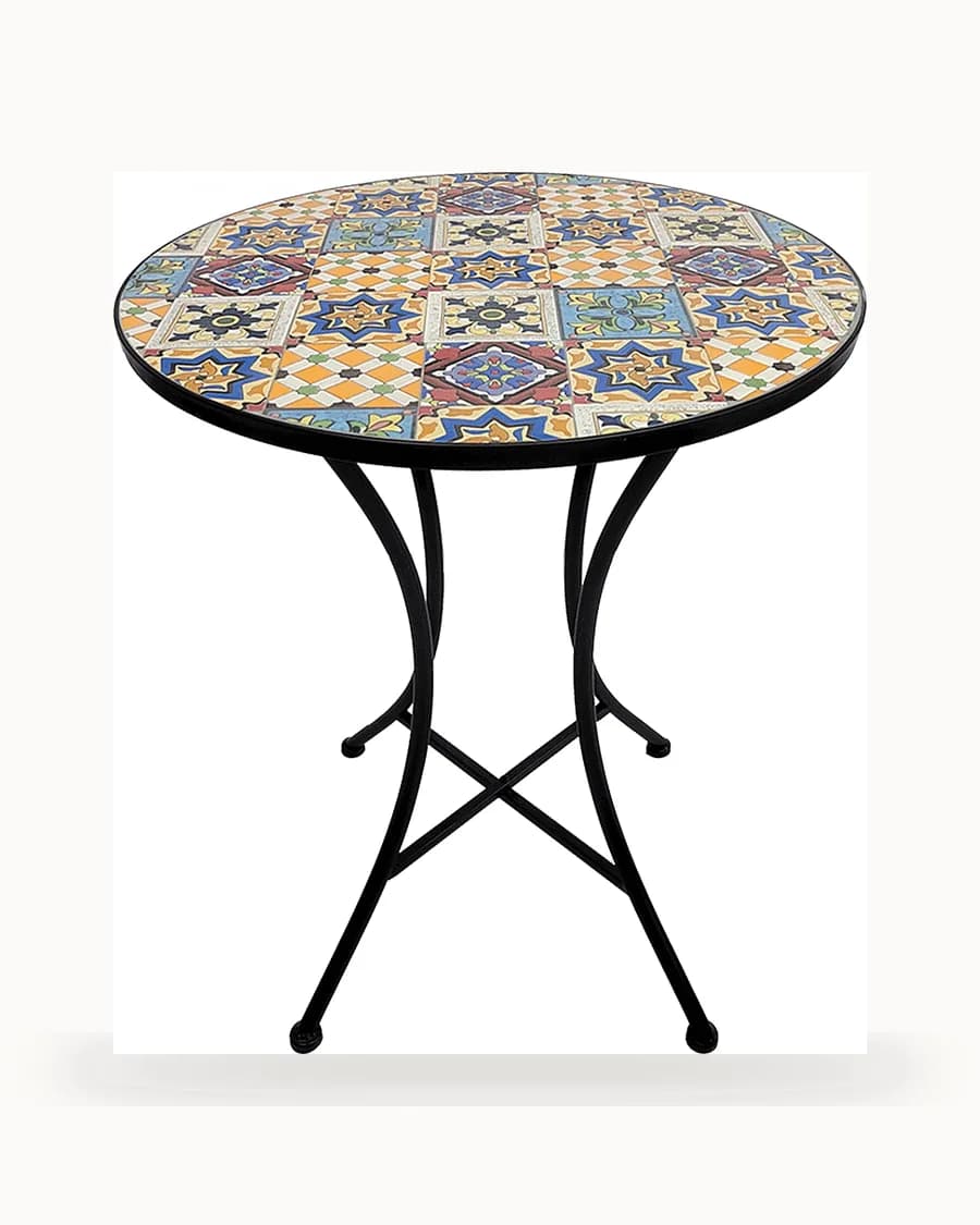 Mixed Azulejo Mosaic Bistro Table