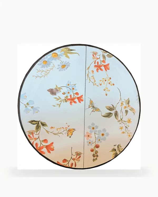Wildflower Mosaic Garden Table — Mosaic pattern