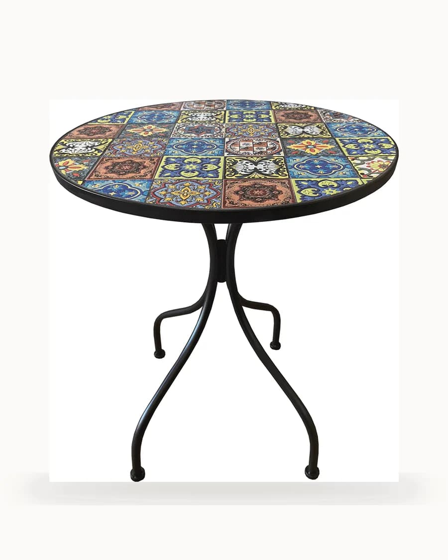 Talavera Tile Mosaic Garden Table